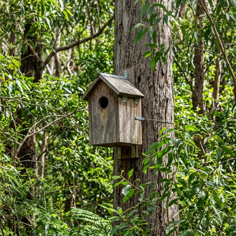 Animal nesting box installed as a humane alternative to a Dingley Village roof cavity